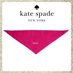 ♠️ kate spade Colorblock Bandana "WOOF" S/M NWT